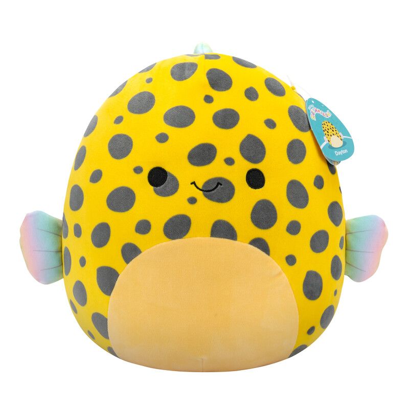 Squishmallows - Dayton Boxfish Large Plush Toy - 36 cm