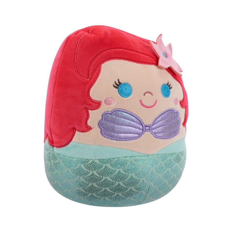 Squishmallows - Disney Princess Ariel Little Plush Toy - 20 cm