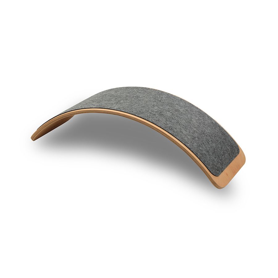 Larisa & Pumpkin - Wooden Balance Board - Dark Grey