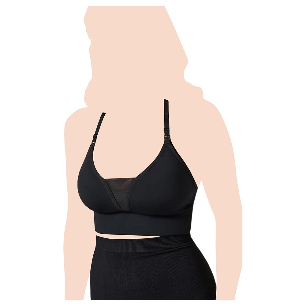 Mums & Bumps - Blanqi - Adjustable Racerback Nursing Bra - Black 