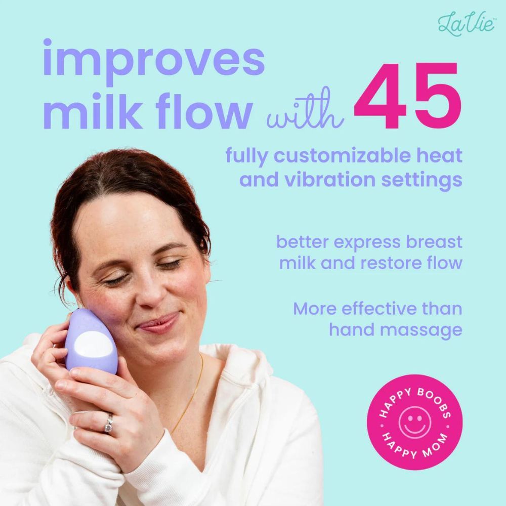 LaVie - Lactation Massager With Heat - Periwinkle