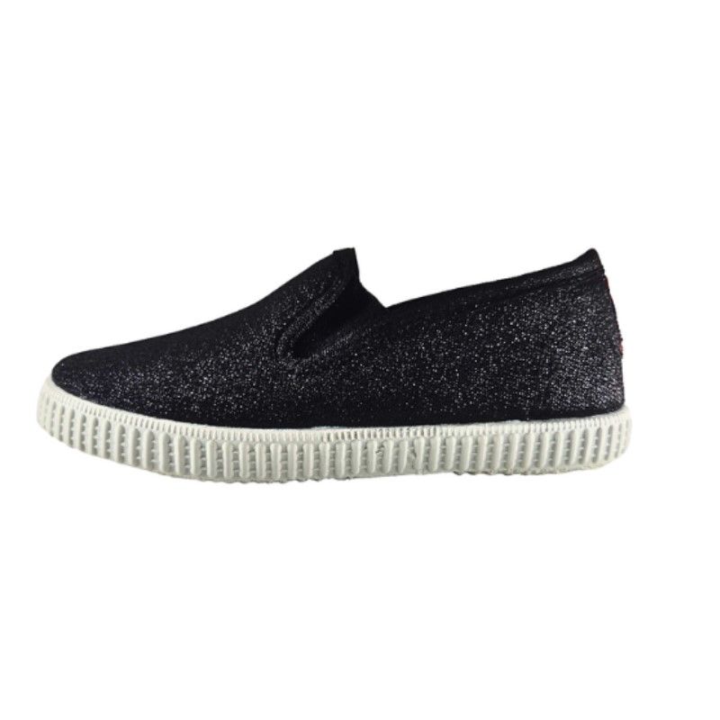 Pikkaboo - Ceinta Elastico Kids Comfort Shoes - Black Shimmer