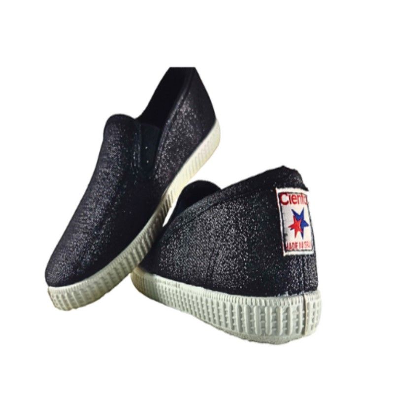 Pikkaboo - Ceinta Elastico Kids Comfort Shoes - Black Shimmer