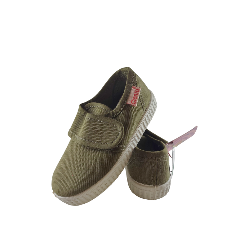 Pikkaboo - Ceinta Kakhi Snickers With Lid Kids Shoes - Olive Green - Size22