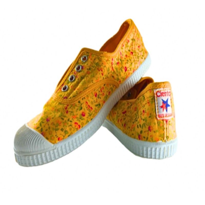 Pikkaboo - Ceinta Mostaza Kids Comfort Shoes - Floral Orange