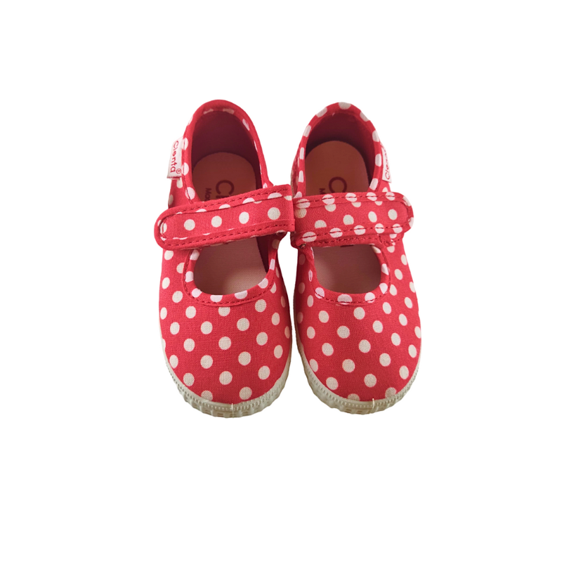 Pikkaboo - Ceinta Rojo Polka Girls Shoes - Red