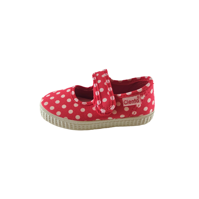 Pikkaboo - Ceinta Rojo Polka Girls Shoes - Red