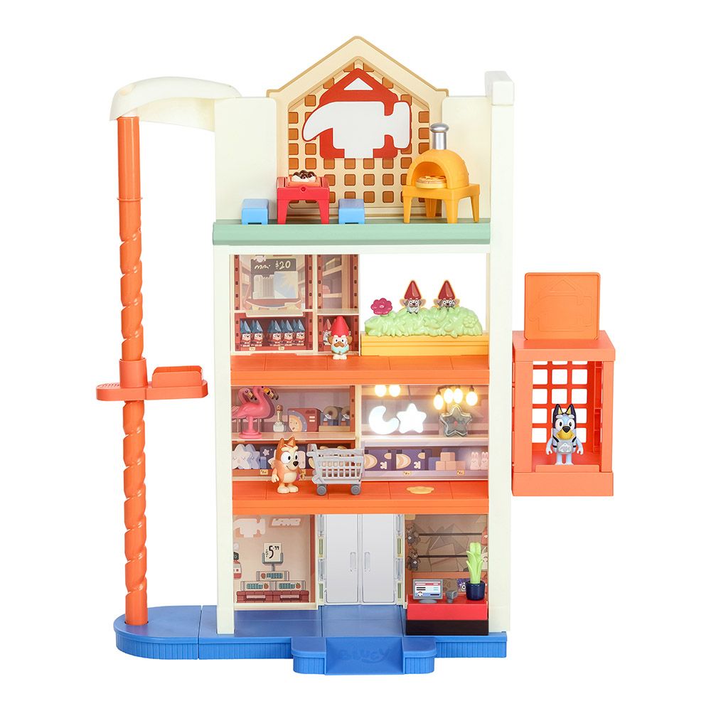 Bluey - Hammerbarn Shopping Playset - 15pcs