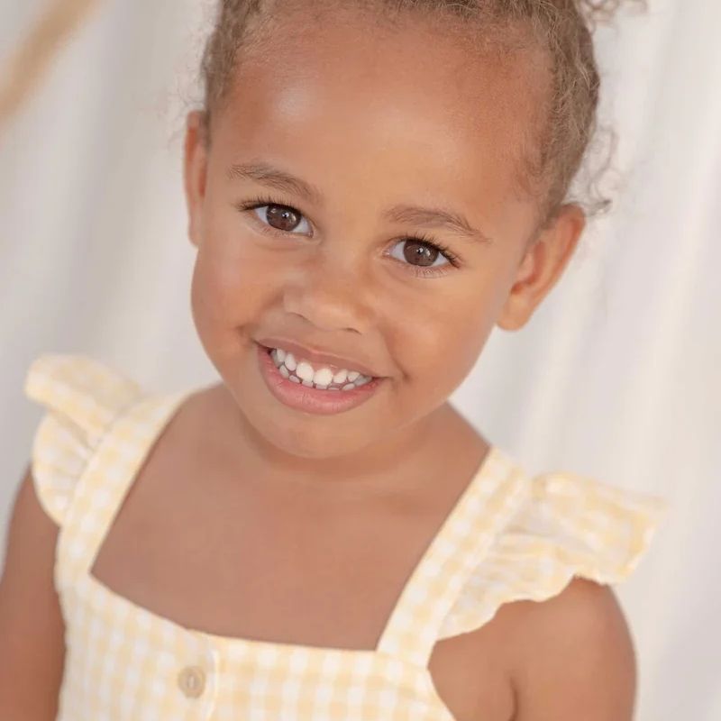 Little Dutch - Sleeveless Summer Dress - Sunshine Checks