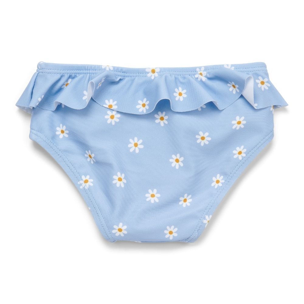 Little Dutch - Daisies Ruffles Bikini Swim Pant - Blue