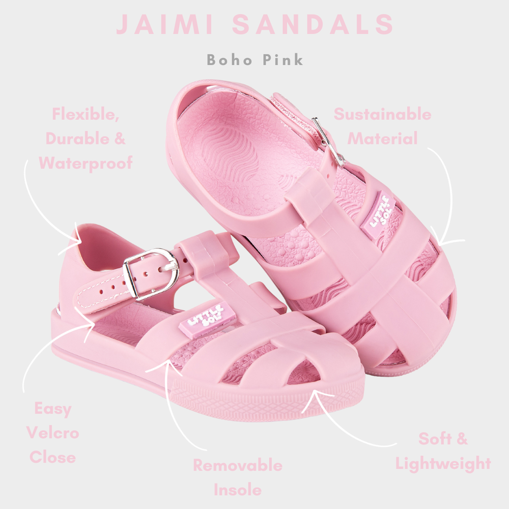 Little Sol+ Jaimi Sandal - Boho Pink