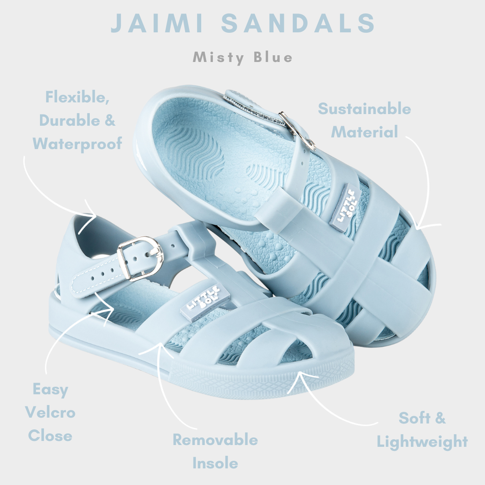 Little Sol+ Jaimi Sandal - Misty Blue