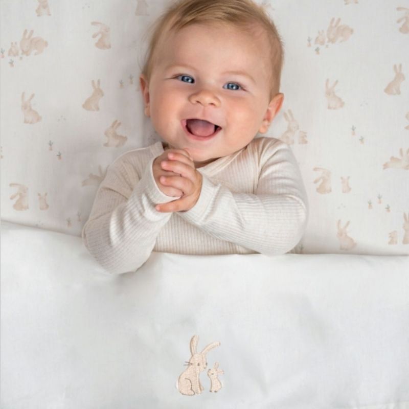 Little Dutch - Fitted Cot Sheet Baby Bunny - 70x140/150cm