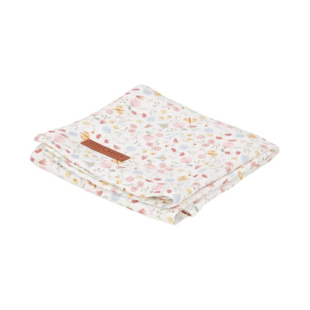 Little Dutch - Swaddle 120 x 120 cm - Flowers & Butterflies