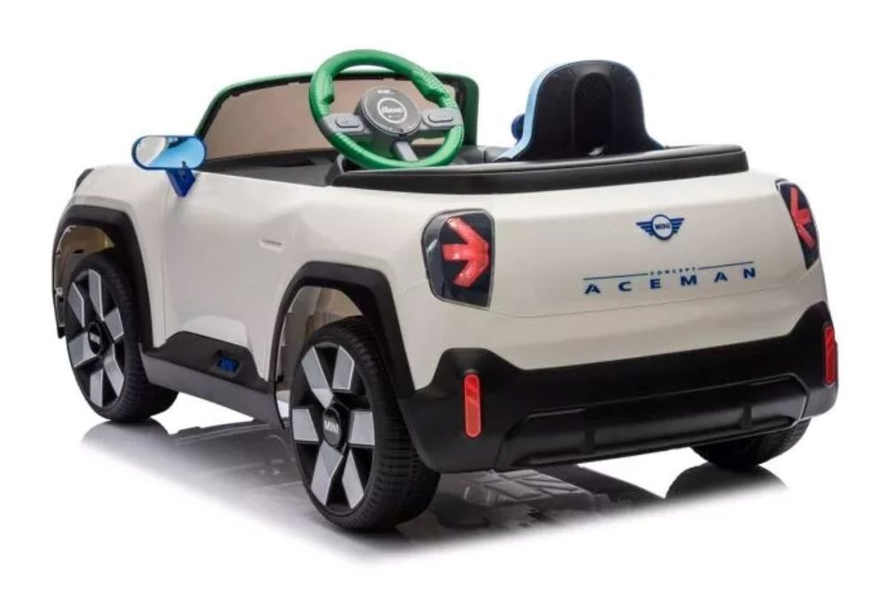 Factual Toys - Mini Aceman Kids Ride-On Car 12V - White