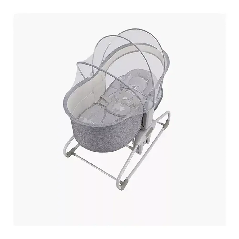 Mastela - 4-in-1 Deluxe Multi-Functional Bassinet - Light Grey