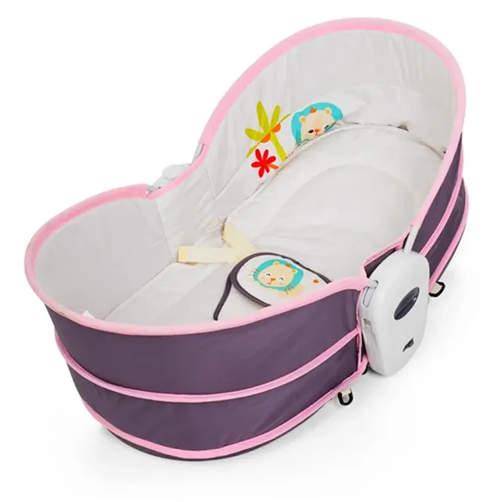 Mastela - 5-in-1 Baby Rocker & Bassinet Cradle - Pink