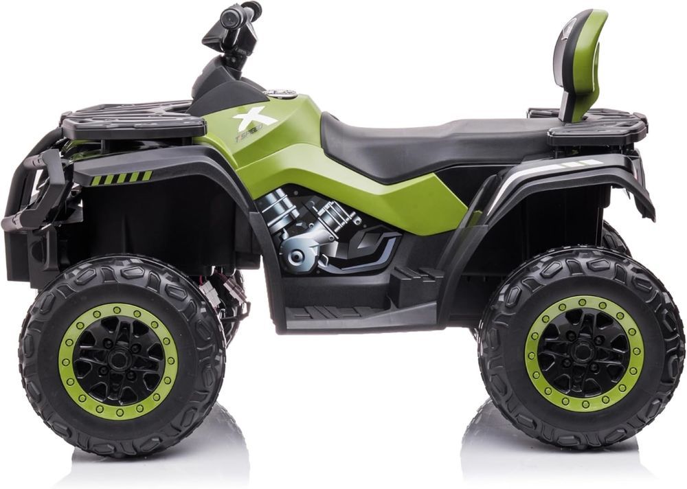 Factual Toys - Kids' Battery Powered ATV Ride-On Quad Bike 24V - Green