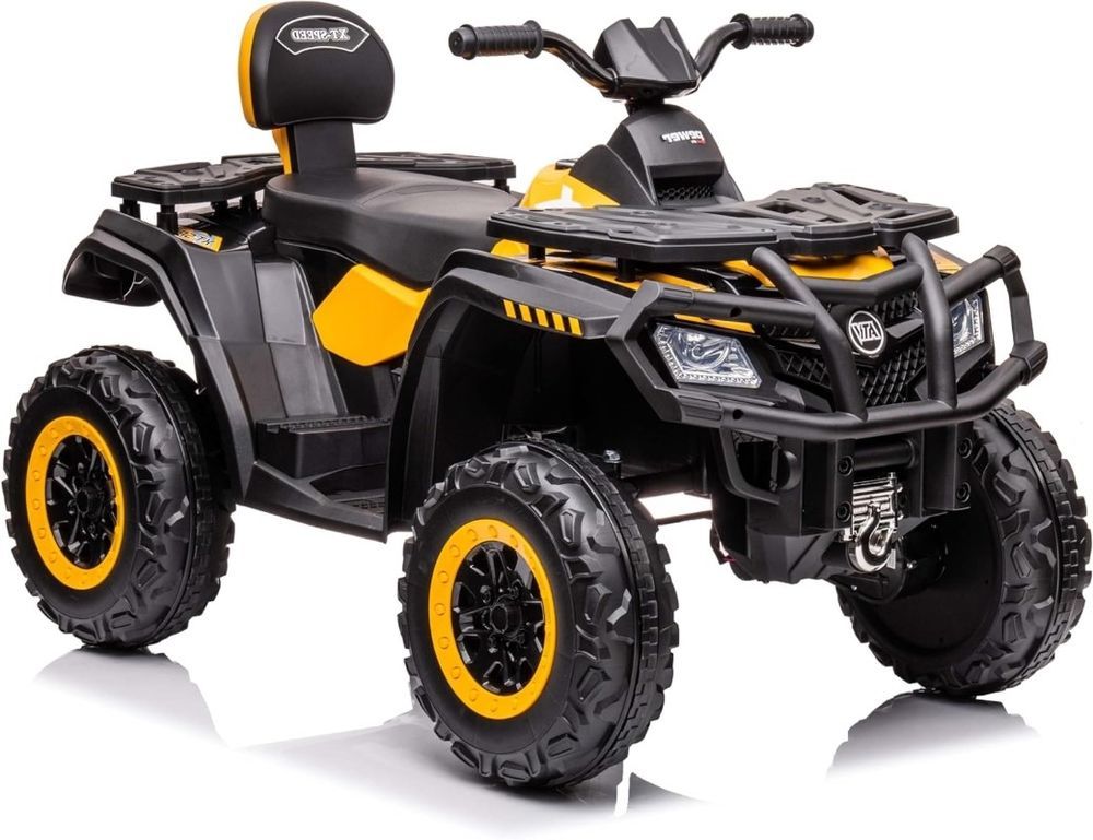 Factual Toys - Kids' Battery Powered ATV Ride-On Quad Bike 24V - Yellow