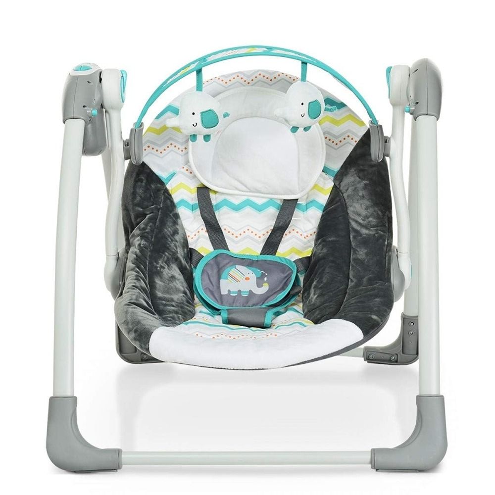 Mastela - Deluxe Electric Portable Baby Swing - Green