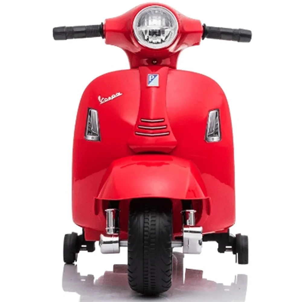 FACTUAL TOYS - Vespa Mini Battery Operated Power Riding motorcycle 6V - Red