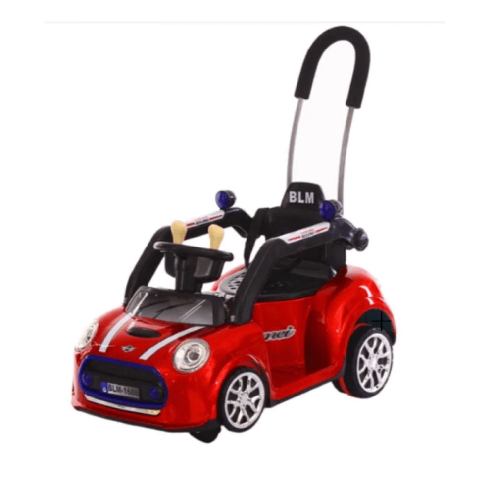 Factual Toys - Kids Ride-On Pushing Car Swing W/ Handle 6V - Red