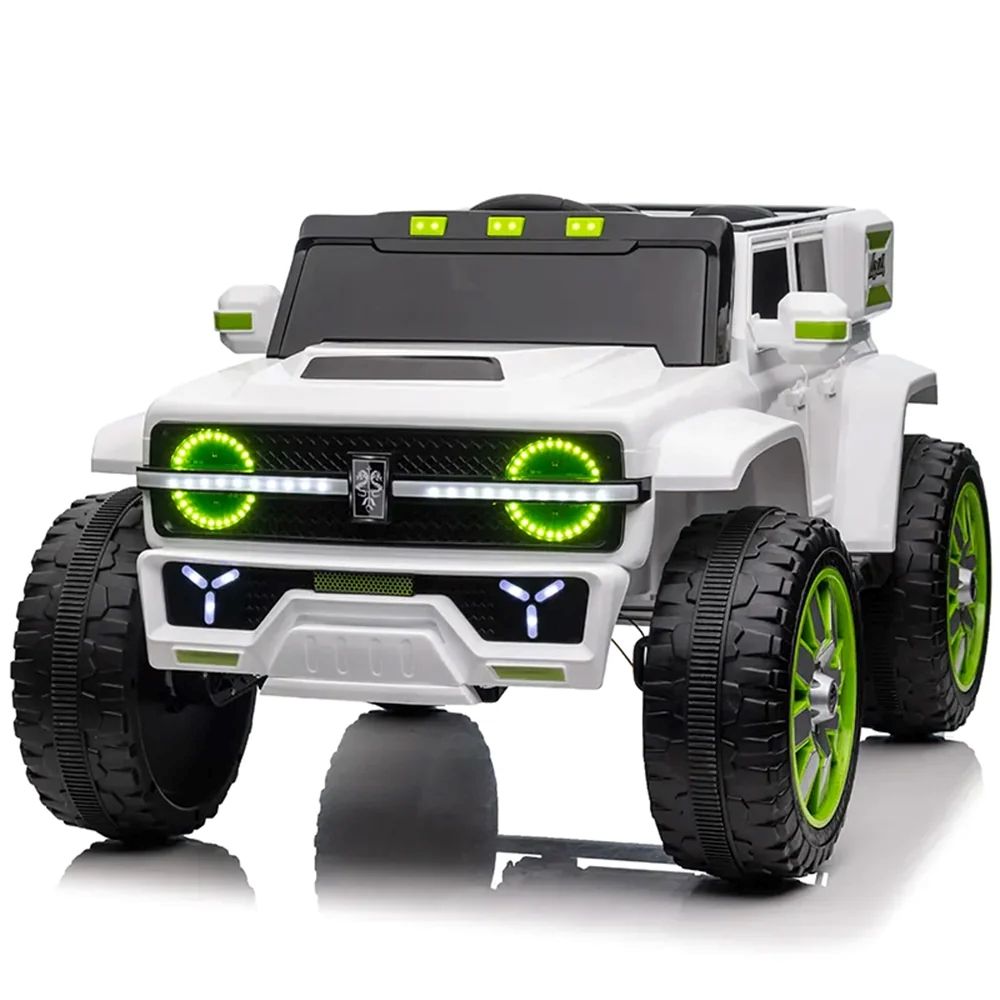 Factual Toys - Kids Electric Power Ride-On Jeep  12V - White