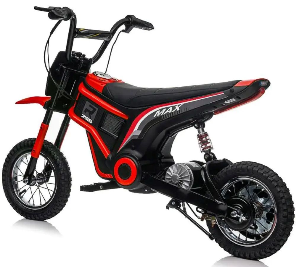 Factual Toys - Kids Electric Ride-On Motor Bike 24V - Red