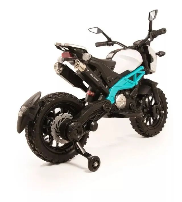 Factual Toys - Kids Electric KTM Style Ride-On Bike - 12V - Blue