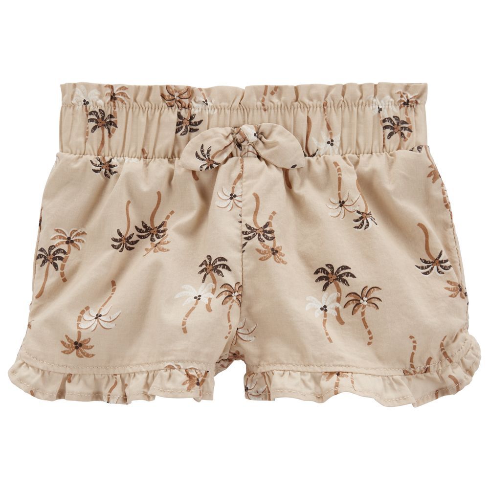 Carters - 3pc-Set - Girls Palm Tree Outfit Set