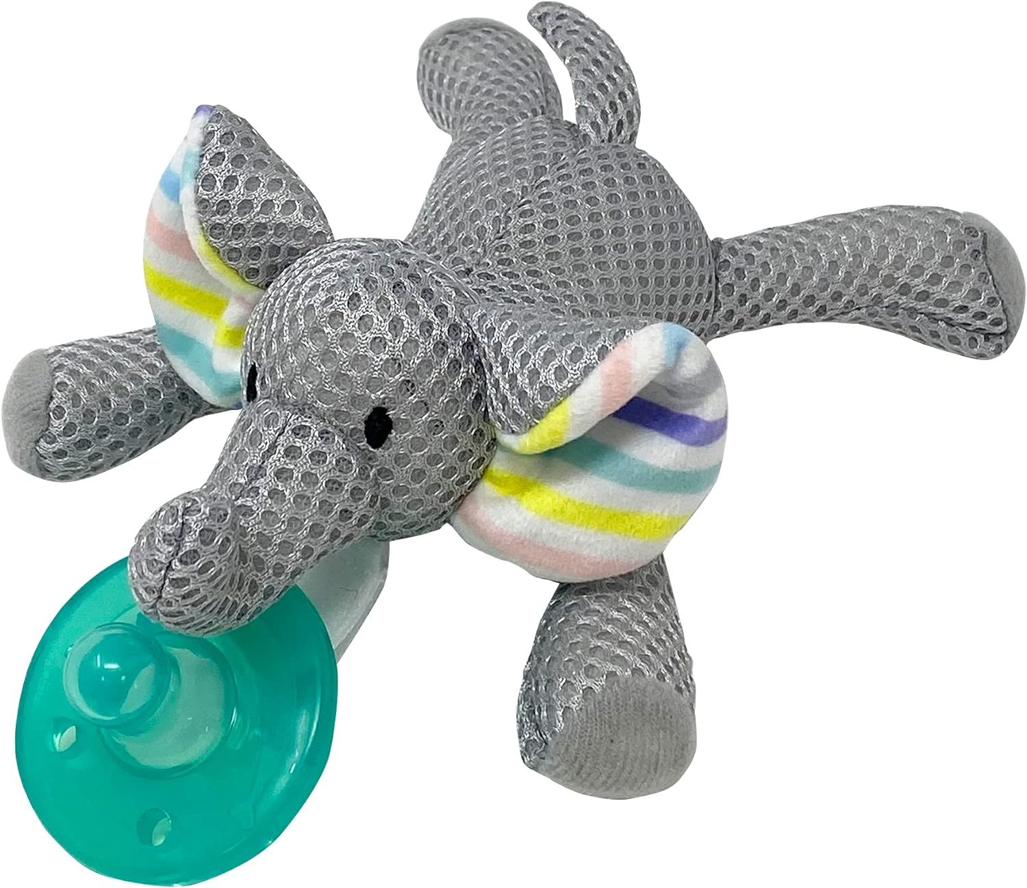 Babyworks - Pacifier Friend W/ Pacifier - "Elly" Elephant