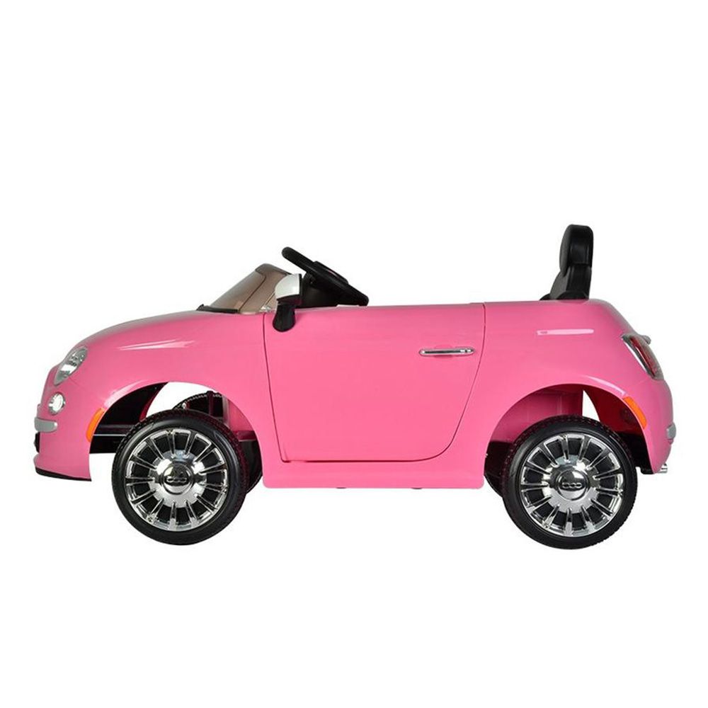 Fiat - 500 Kids Electric Ride-On Car - 12V Pink