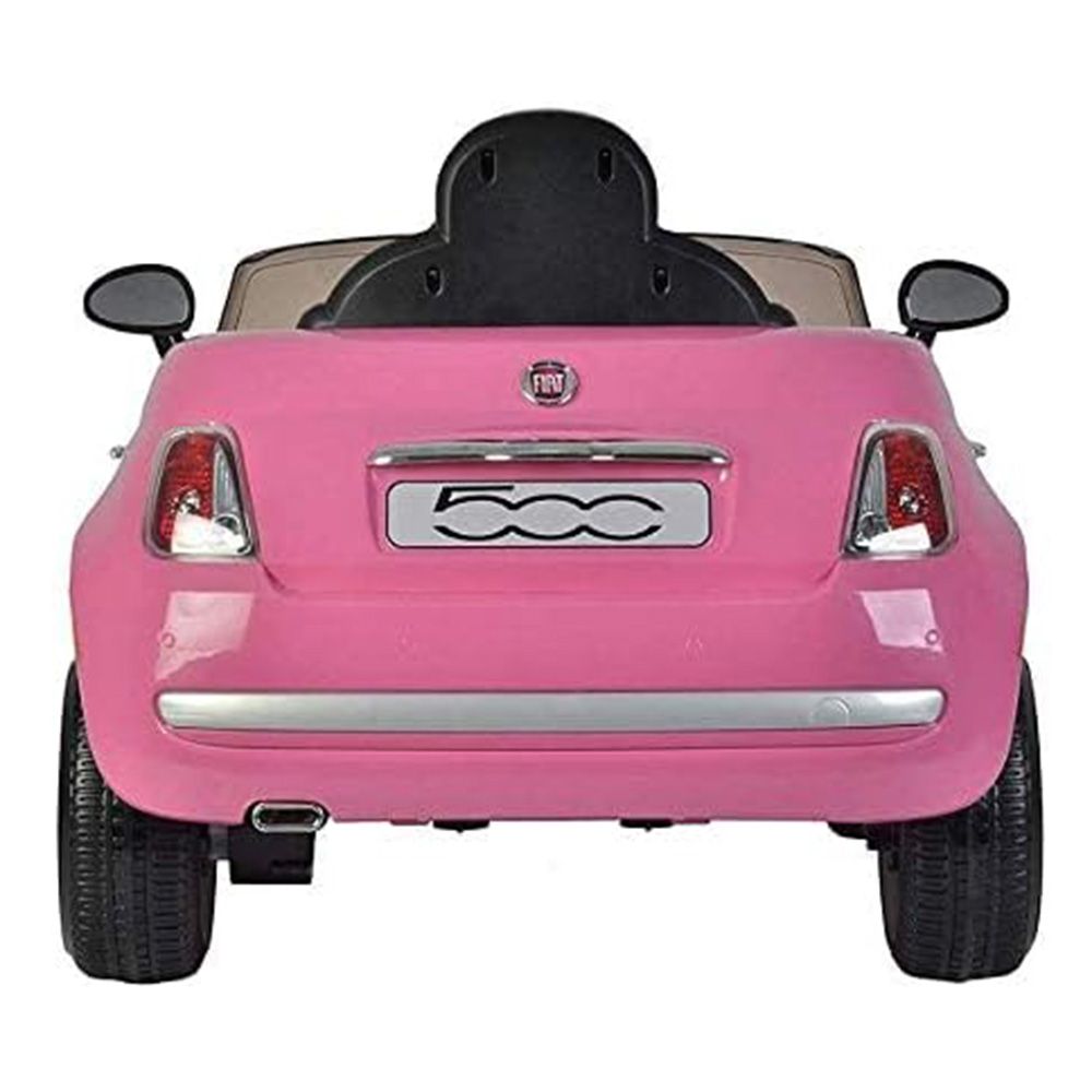 Fiat - 500 Kids Electric Ride-On Car - 12V Pink