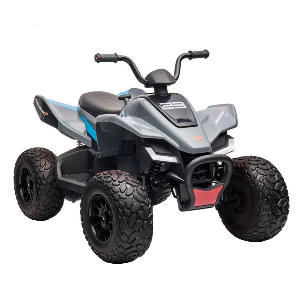 McLaren - Licensed Electric Ride-On Quad Bike - 12V - Grey