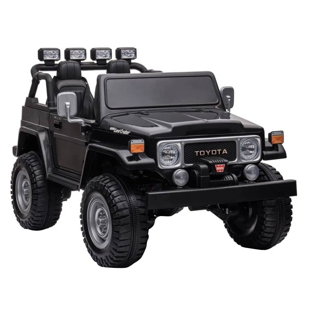 Toyota -  Licensed Land Cruiser Fj40 Electric Ride-On Car - 24V - Black