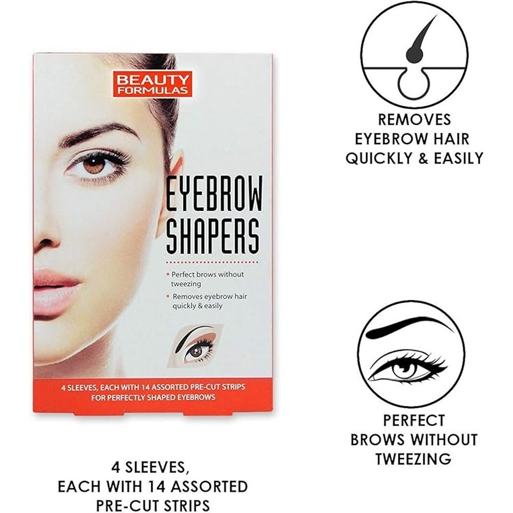 Beauty Formulas - Eyebrow Shaper Sleeves - 4 Pcs