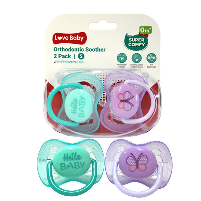 Love Baby - Orthodontic Soother - Small - Pack of 2