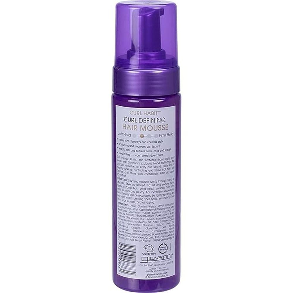 Giovanni - Curl Habit Defining Hair Mousse - Flexible Hold - 207 ml