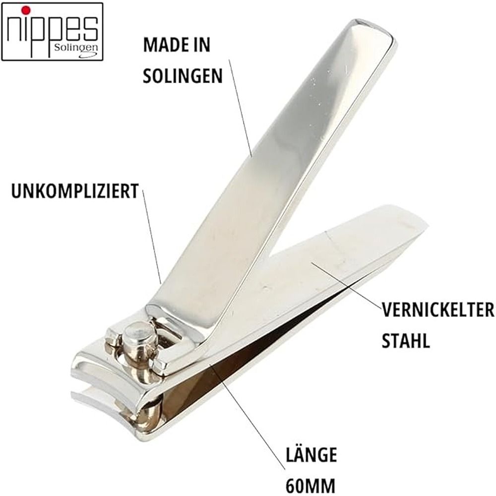 Nippes - Solingen Ergonomic Hand Grip Finger & Toenail Clipper