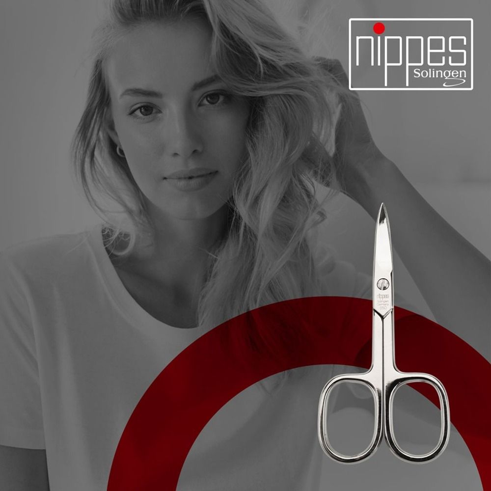 Nippes - Solingen Stalk & Curved Tip Nail Scissors