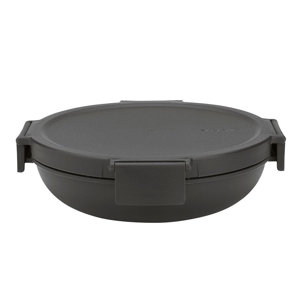 Brabantia - Make And Take Plastic Lunch Bowl - Dark Grey - 1 L