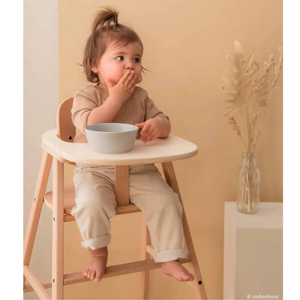 Nobodinoz - Growing Green High Chair Tray - Beige