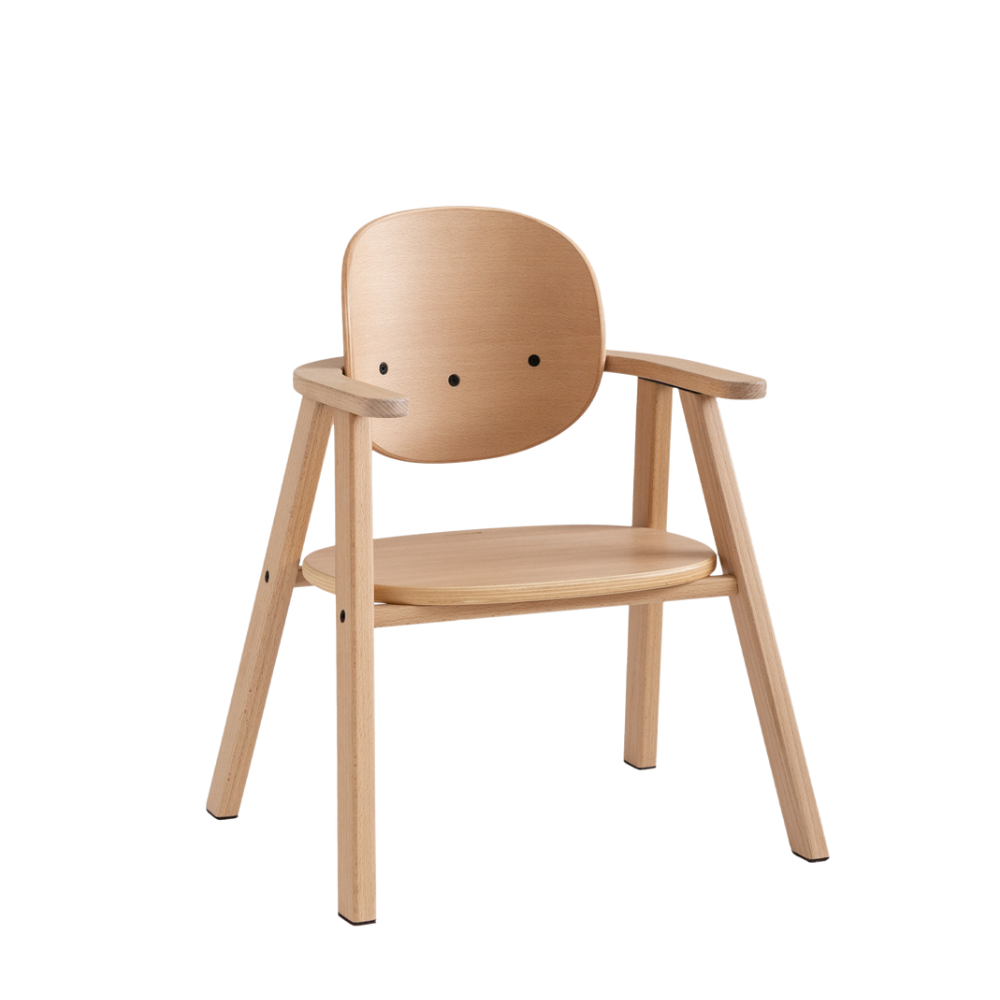 Nobodinoz - Growing Green Evolutive Chair - Natural Wood