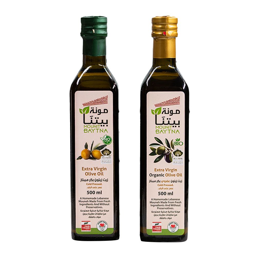 Mounit Baytna - Extra Virgin Olive Oil 500 ml - Pack of 4