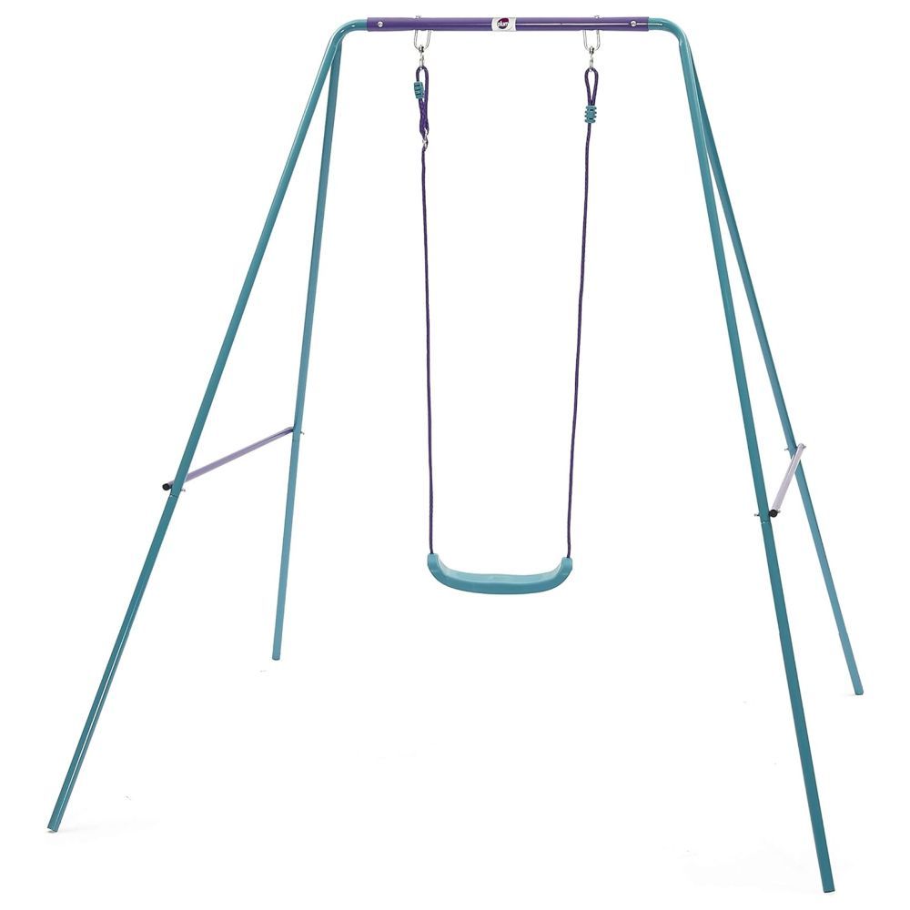 Plum - 2-in-1 Metal Swing Set - Purple/Teal