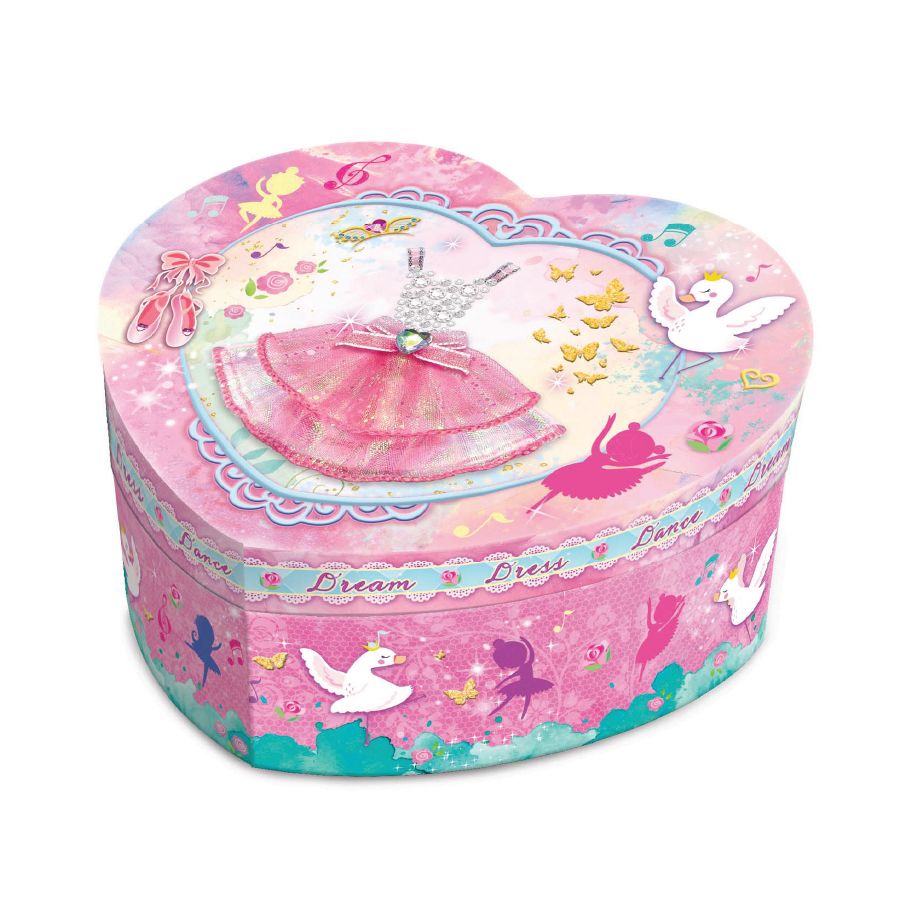 Pecaware - Heart Shape Musical Jewelry Box