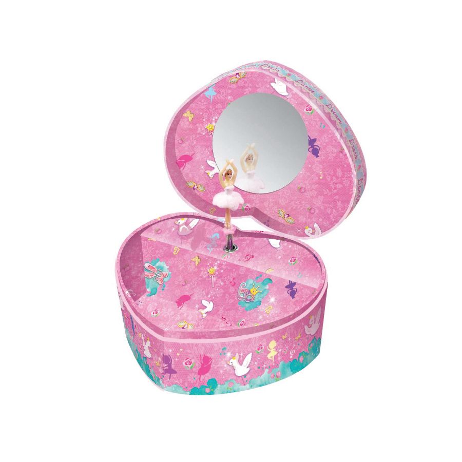 Pecaware - Heart Shape Musical Jewelry Box