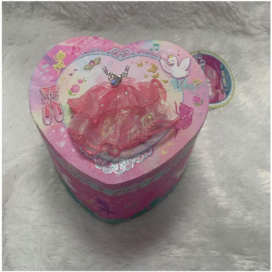 Pecaware - Heart Shape Musical Jewelry Box