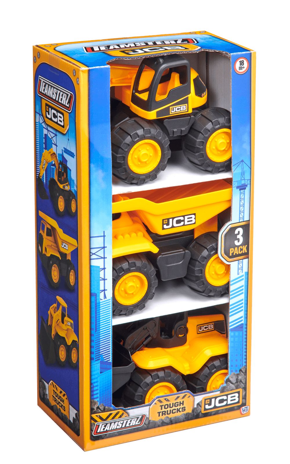 Teamsterz - JCB 7-inch Tough Trucks 3pc