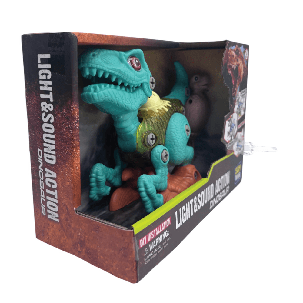 Sam Toys - Take-apart Mini Dinosaur - Green Velociraptor